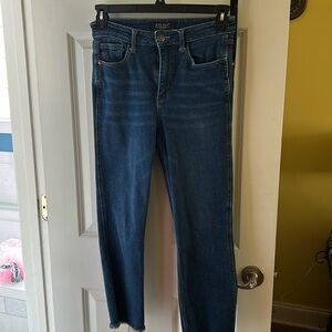 Judy Blue size 5 high rise cropped straight.